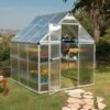 Palram - Canopia Mythos Silver 6x6 Greenhouse -Gardens and Outdoor palram canopia mythos silver 6x6 greenhouse7290103110918 01i bq