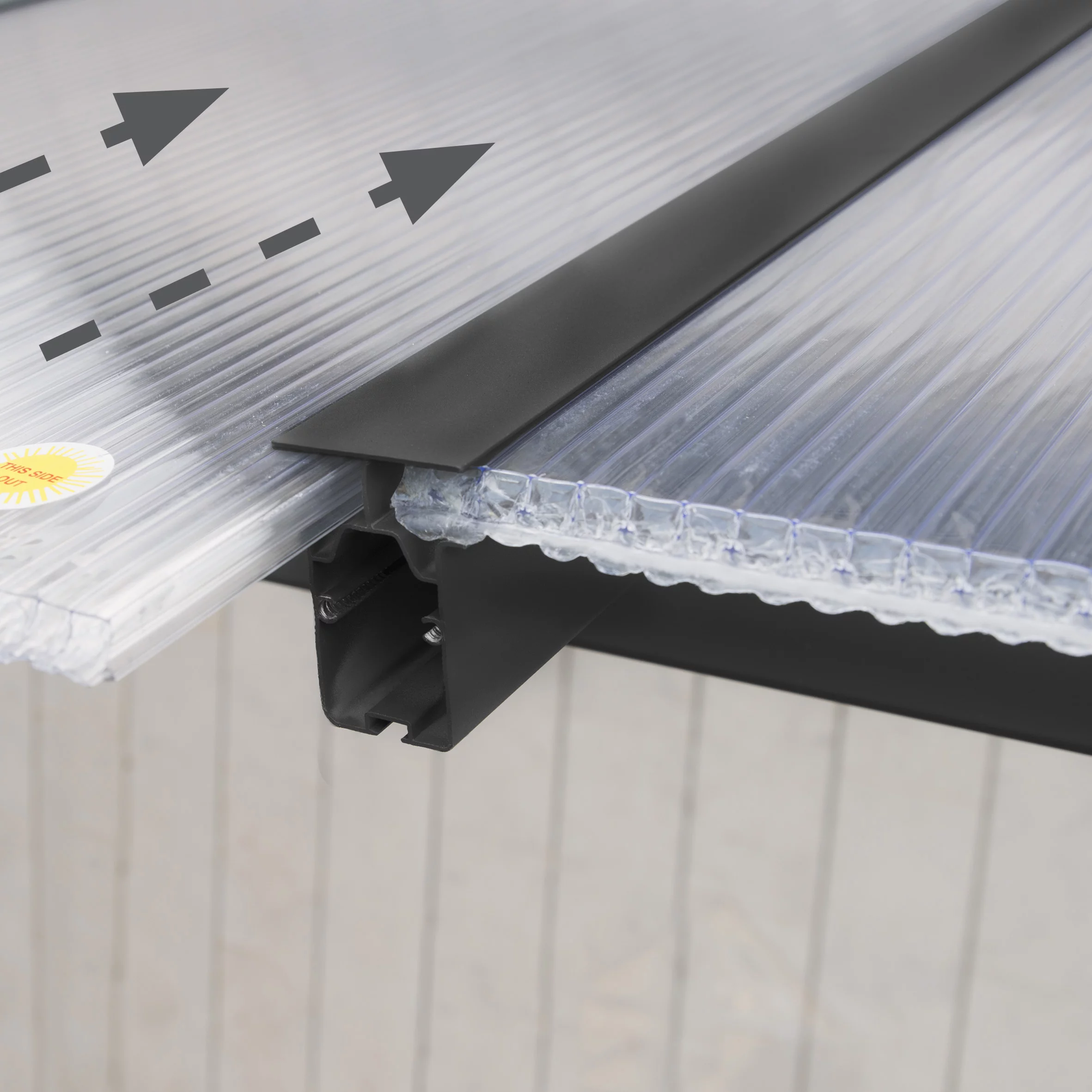 Palram - Canopia Olympia Grey Non-retractable Awning, (L)8.6m (H)3.05m (W)2.95m 7 Palram - Canopia Olympia Grey Non-retractable Awning, (L)8.6m (H)3.05m (W)2.95m - Image 5