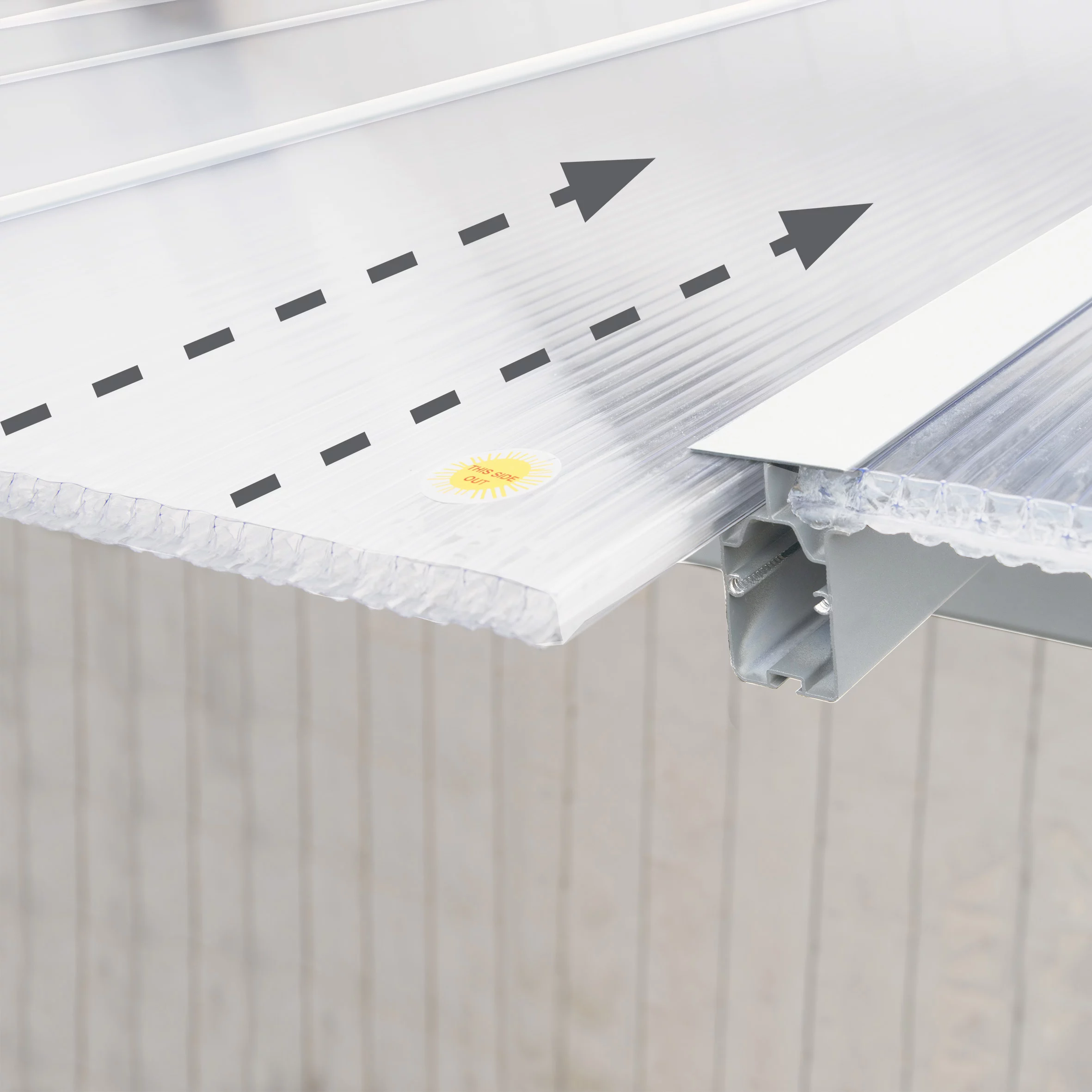 Palram - Canopia Olympia White Non-retractable Awning, (L)6.19m (H)3.05m (W)2.95m 8 Palram - Canopia Olympia White Non-retractable Awning, (L)6.19m (H)3.05m (W)2.95m - Image 6