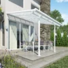 Palram - Canopia Sierra White Non-retractable Awning, (L)3.14m (H)3.05m (W)2.99m -Gardens and Outdoor palram canopia sierra white non retractable awning l 3 14m h 3 05m w 2 99m7290108130300 01i bq