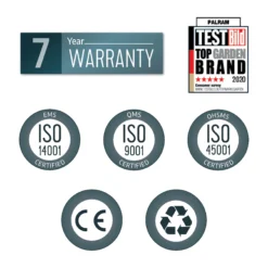 Palram - Canopia Sierra White Non-retractable Awning, (L)4.34m (H)3.05m (W)2.99m -Gardens and Outdoor palram canopia sierra white non retractable awning l 4 34m h 3 05m w 2 99m7290108130287 02t bq