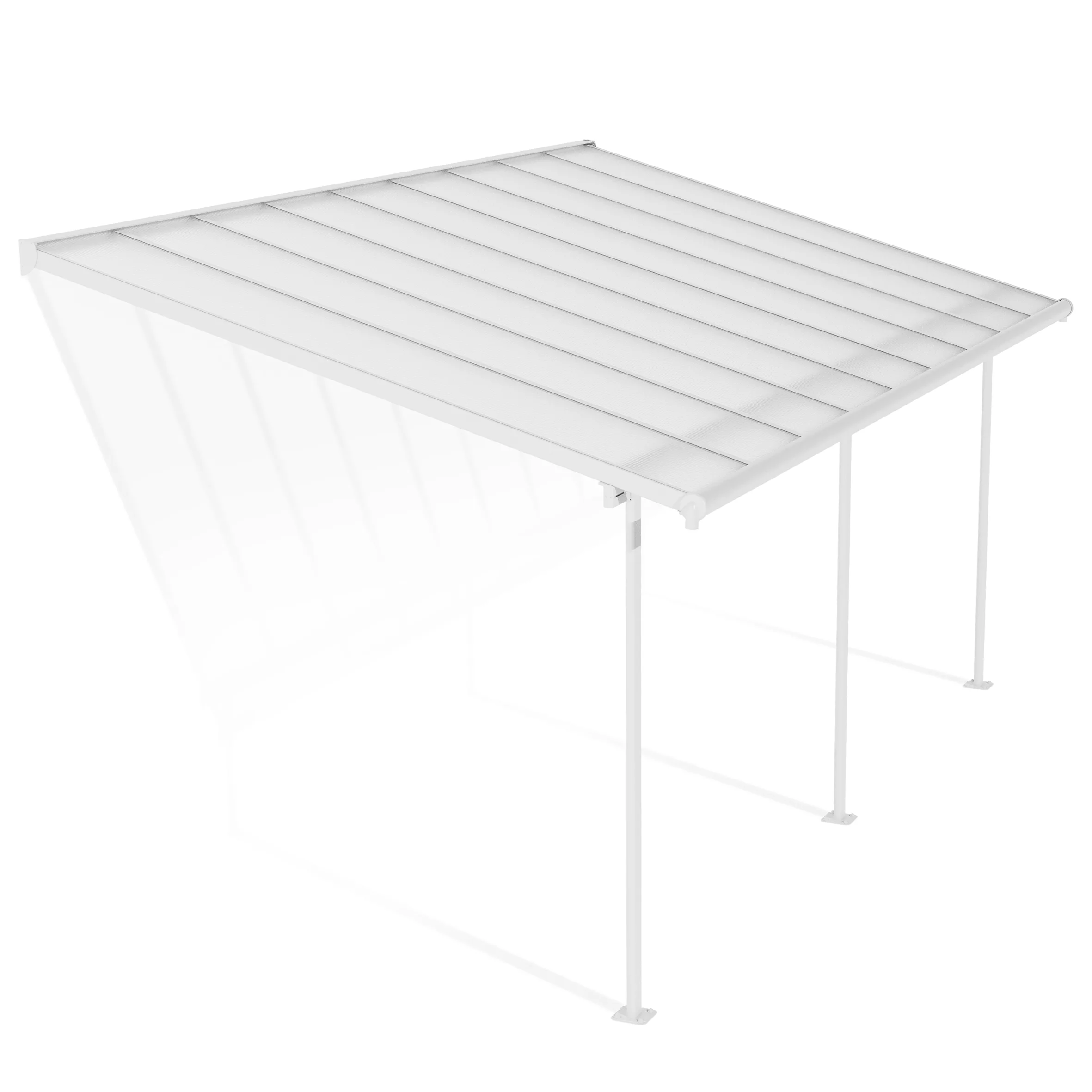 Palram - Canopia Sierra White Non-retractable Awning, (L)5.55m (H)3.05m (W)2.99m 3 Palram - Canopia Sierra White Non-retractable Awning, (L)5.55m (H)3.05m (W)2.99m