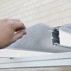 Palram - Canopia Sierra White Non-retractable Awning, (L)7.39m (H)3.05m (W)2.95m -Gardens and Outdoor palram canopia sierra white non retractable awning l 7 39m h 3 05m w 2 95m7290108130553 07i bq