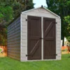 Palram - Canopia Skylight 6x8 Apex Tan Plastic Shed With Floor -Gardens and Outdoor palram canopia skylight 6x8 apex tan plastic shed with floor7290108131147 01i BQ