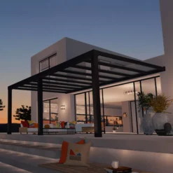 Palram - Canopia Stockholm Grey Non-retractable Awning, (L)5.88m (H)3.24m (W)3.41m -Gardens and Outdoor palram canopia stockholm grey non retractable awning l 5 88m h 3 24m w 3 41m7290108602524 01i bq