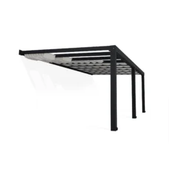 Palram - Canopia Stockholm Grey Non-retractable Awning, (L)6.6m (H)3.24m (W)3.41m 19 Palram - Canopia Stockholm Grey Non-retractable Awning, (L)6.6m (H)3.24m (W)3.41m -Gardens and Outdoor palram canopia stockholm grey non retractable awning l 6 6m h 3 24m w 3 41m7290108602531 02c bq