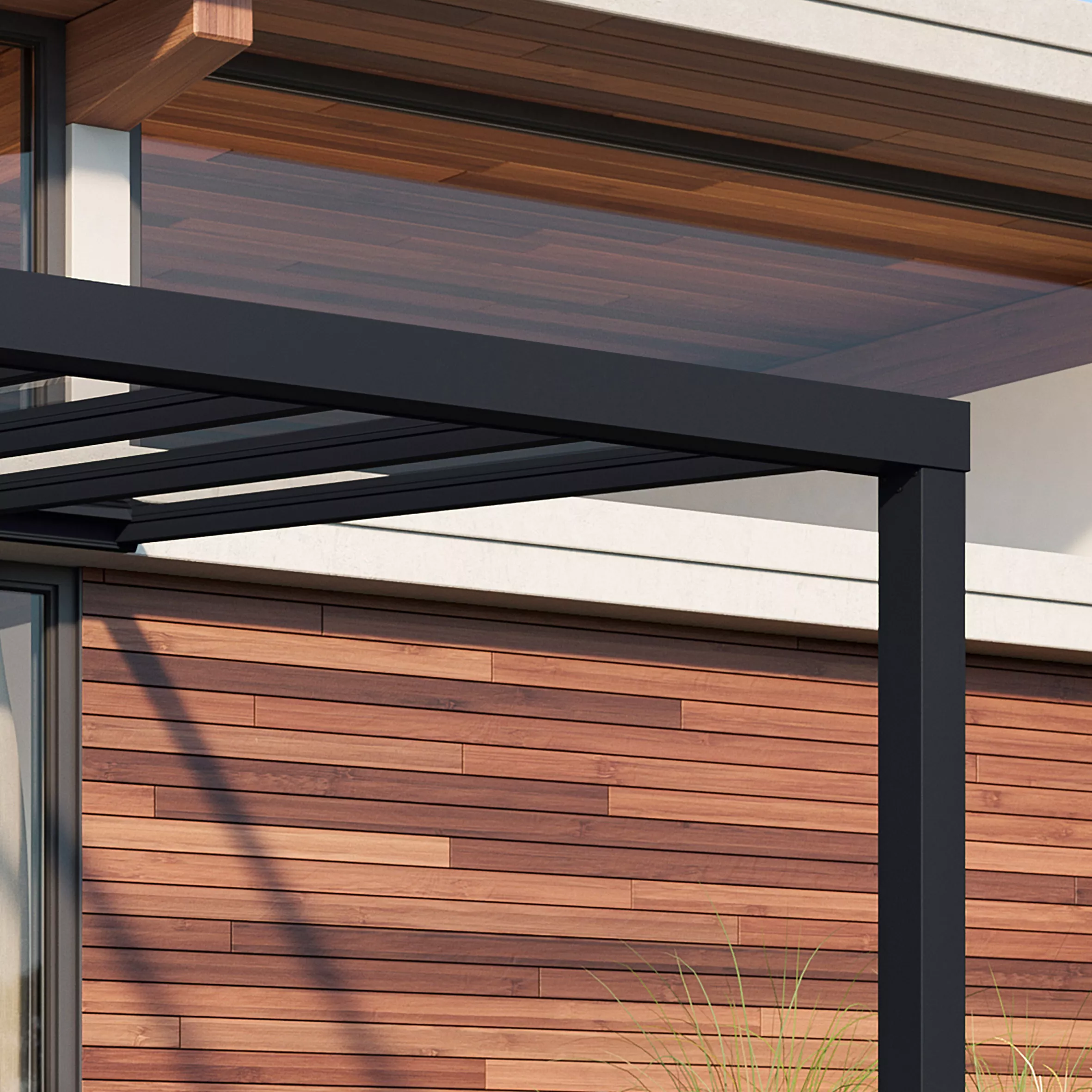 Palram - Canopia Stockholm Grey Non-retractable Awning, (L)6.6m (H)3.24m (W)3.41m 7 Palram - Canopia Stockholm Grey Non-retractable Awning, (L)6.6m (H)3.24m (W)3.41m - Image 5