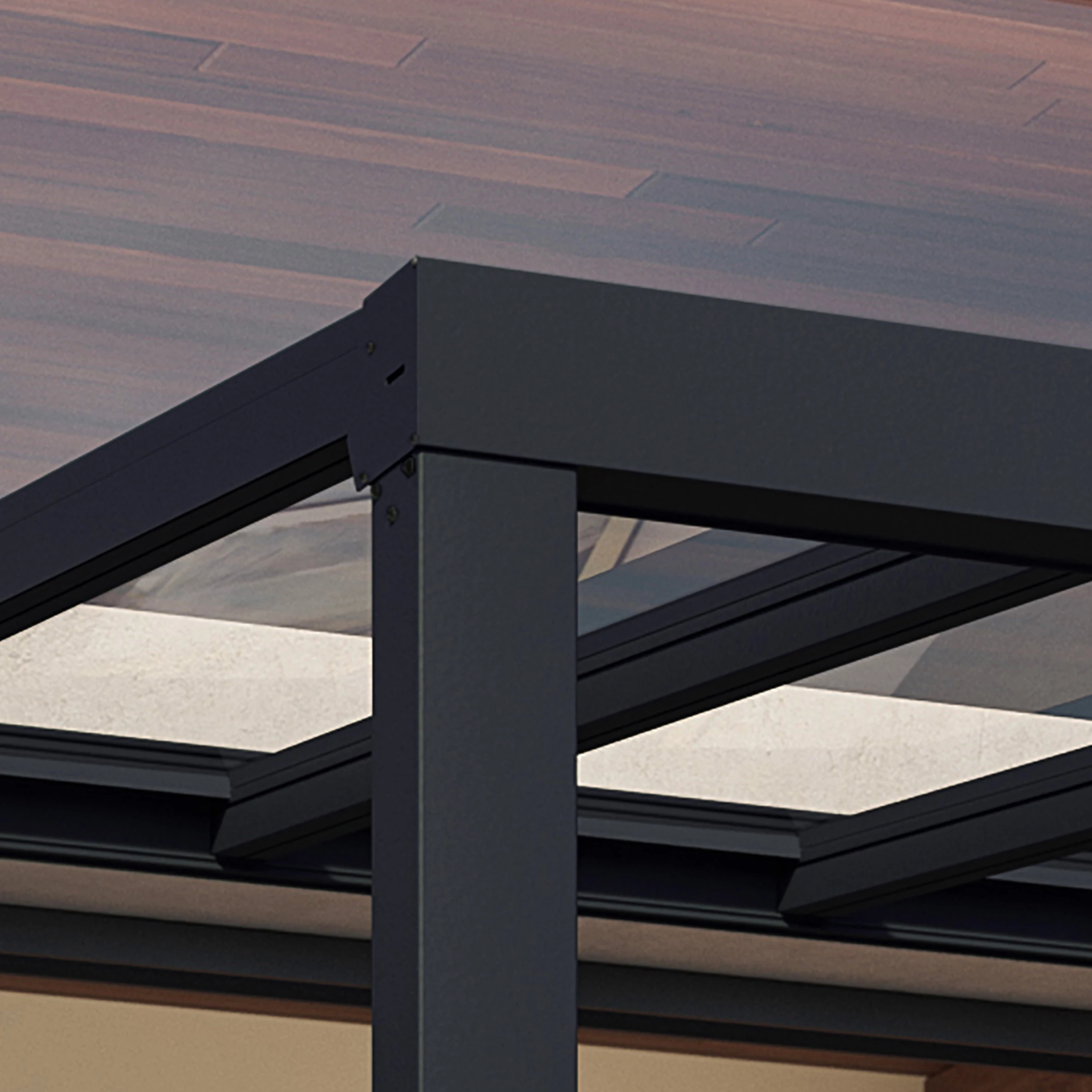 Palram - Canopia Stockholm Grey Non-retractable Awning, (L)6.6m (H)3.24m (W)3.41m 10 Palram - Canopia Stockholm Grey Non-retractable Awning, (L)6.6m (H)3.24m (W)3.41m - Image 8