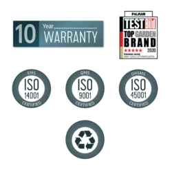 Palram - Canopia Tucson Grey Rectangular Gazebo, (W)4.3m (D)3.59m - Assembly Required -Gardens and Outdoor palram canopia tucson grey rectangular gazebo w 4 3m d 3 59m assembly required7290108601633 02t bq