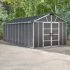 Palram - Canopia Yukon 21.3 Apex Dark Grey Plastic Shed -Gardens and Outdoor palram canopia yukon 21 3 apex dark grey plastic shed7290108139280 01i BQ
