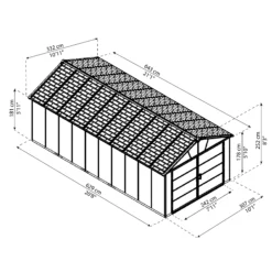 Palram - Canopia Yukon With WPC Floor 11x21.3 Apex Dark Grey Plastic Shed With Floor 10 Palram - Canopia Yukon With WPC Floor 11x21.3 Apex Dark Grey Plastic Shed With Floor -Gardens and Outdoor palram canopia yukon with wpc floor 11x21 3 apex dark grey plastic shed with floor7290108139303 01t BQ