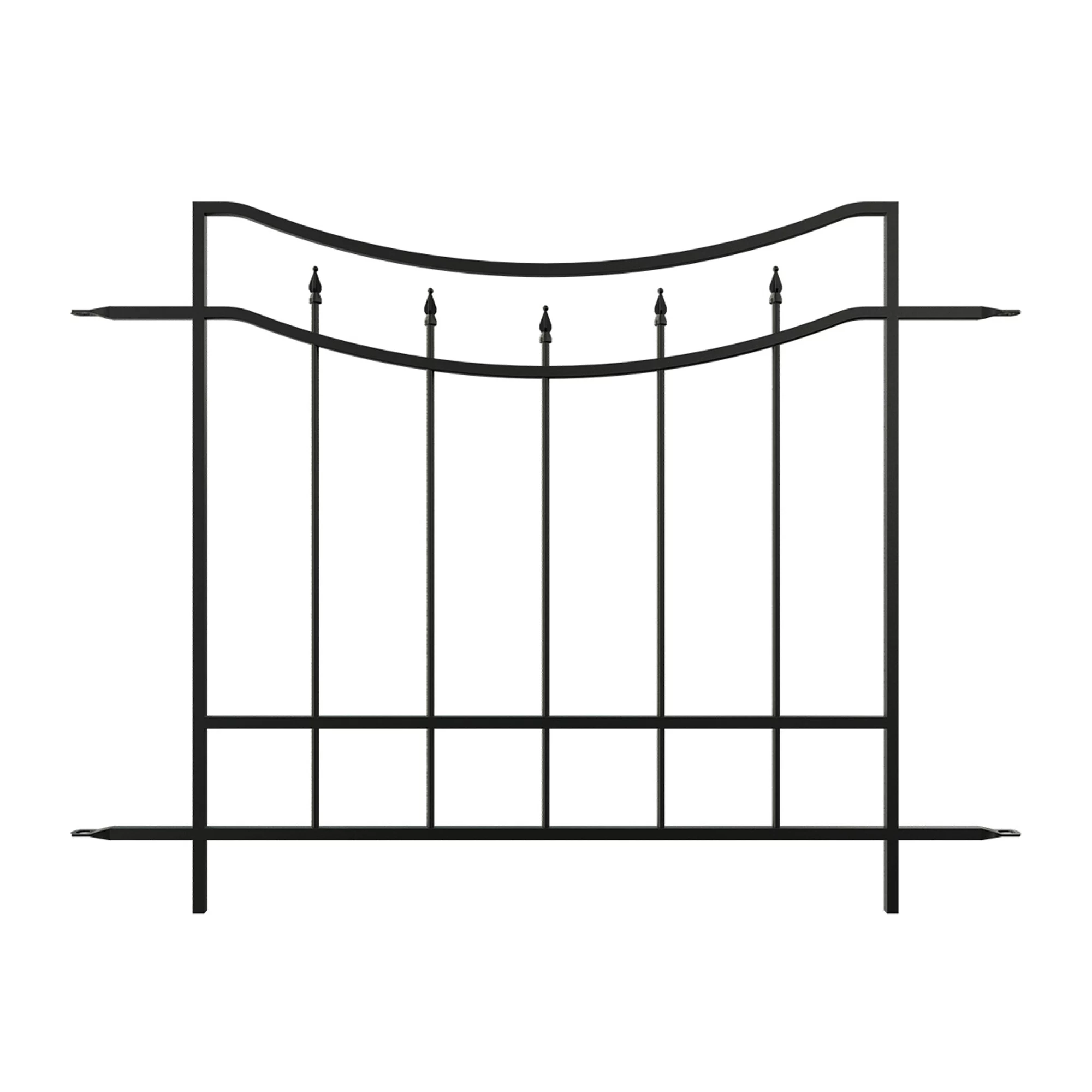 Panacea Curved Traditional Railings, (L)1.22m (H)0.91m (T)20mm 3 Panacea Curved Traditional Railings, (L)1.22m (H)0.91m (T)20mm