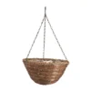 Panacea Fern & Rope Natural Round Rattan Hanging Basket, 35cm -Gardens and Outdoor panacea fern rope natural round rattan hanging basket 35cm0093432886359 01c bq