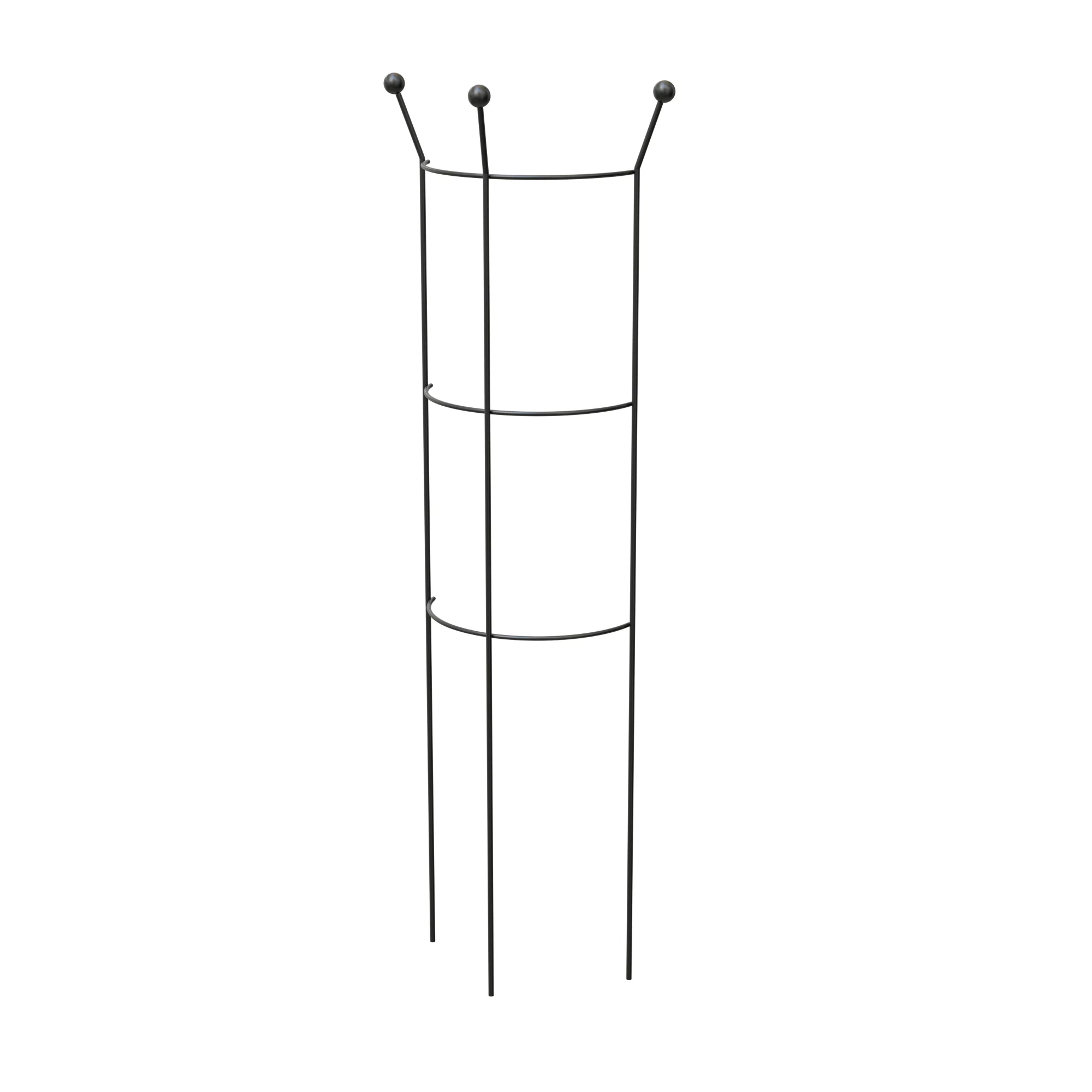 Panacea Steel Curved Plant Support Frame (L)84cm (Dia)27cm 3 Panacea Steel Curved Plant Support Frame (L)84cm (Dia)27cm