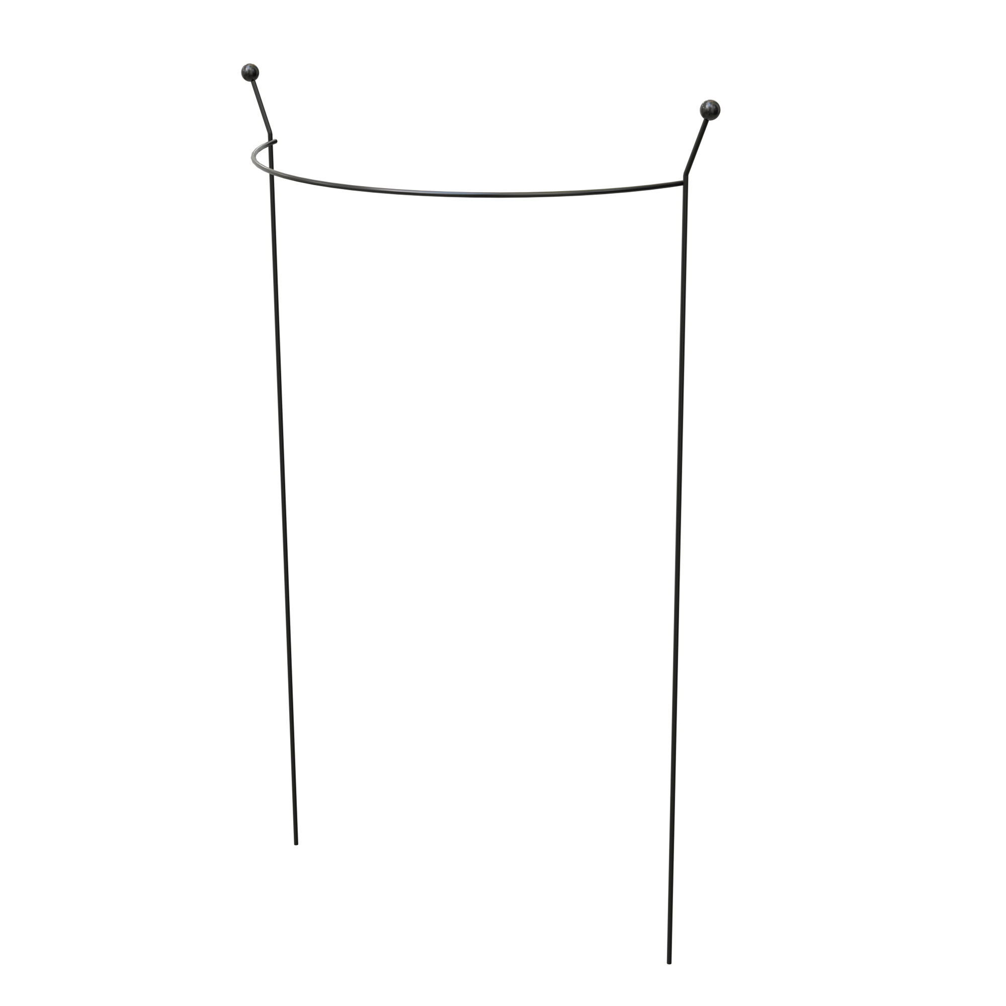 Panacea Steel Curved Plant Support (L)81cm (Dia)56cm 3 Panacea Steel Curved Plant Support (L)81cm (Dia)56cm