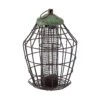 Peckish Secret Garden Steel Peanut Green Squirrel Proof Bird Feeder 0.7L -Gardens and Outdoor peckish secret garden steel peanut green squirrel proof bird feeder 0 7l5060235442612 01c