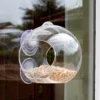 Peckish Window Plastic Clear Bird Feeder -Gardens and Outdoor peckish window plastic clear bird feeder5030872000629 01i bq