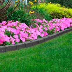 Primeur Grey Rubber Roman Stone Edging Roll (H)8.8cm (L)1.2m -Gardens and Outdoor primeur grey rubber roman stone edging roll h 8 8cm l 1 2m5907736267477 03i bq