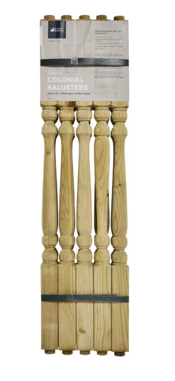 Richard Burbidge Colonial Softwood Deck Spindle (H)0.81m (W)41mm (T)41mm, Pack Of 10 5 Richard Burbidge Colonial Softwood Deck Spindle (H)0.81m (W)41mm (T)41mm, Pack Of 10 -Gardens and Outdoor richard burbidge colonial softwood deck spindle h 0 81m w 41mm t 41mm pack of 105000473079959 02c BQ