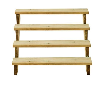Richard Burbidge Redwood Deck Step (W)1066mm (T)40mm, Set Of 6 3 Richard Burbidge Redwood Deck Step (W)1066mm (T)40mm, Set Of 6
