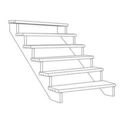Richard Burbidge Redwood Deck Step (W)1066mm (T)40mm, Set Of 8 -Gardens and Outdoor richard burbidge redwood deck step w 1066mm t 40mm set of 85000473080375 01t BQ