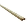 Richard Burbidge Redwood Green Deck Rail (L)1.8m (W)63mm -Gardens and Outdoor richard burbidge redwood green deck rail l 1 8m w 63mm5000473037850 01c BQ