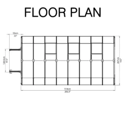 Rion Grand Gardner Green 8x16 Greenhouse 17 Rion Grand Gardner Green 8x16 Greenhouse -Gardens and Outdoor rion grand gardner green 8x16 greenhouse7290103121594 02t
