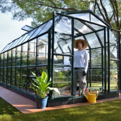 Rion Grand Gardner Green 8x20 Greenhouse -Gardens and Outdoor rion grand gardner green 8x20 greenhouse7290103121648 03i