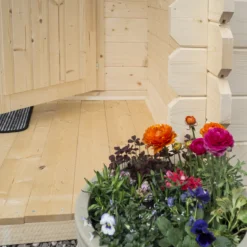 Rowlinson Cabin 13x10 Toughened Glass Apex Tongue & Groove Wooden Cabin -Gardens and Outdoor rowlinson cabin 13x10 toughened glass apex tongue groove wooden cabin5013856992370 05i bq