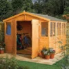 Rowlinson Sheds 9x9 Apex Tongue & Groove Wooden Workshop -Gardens and Outdoor rowlinson sheds 9x9 apex tongue groove wooden workshop5013856014652 01i bq