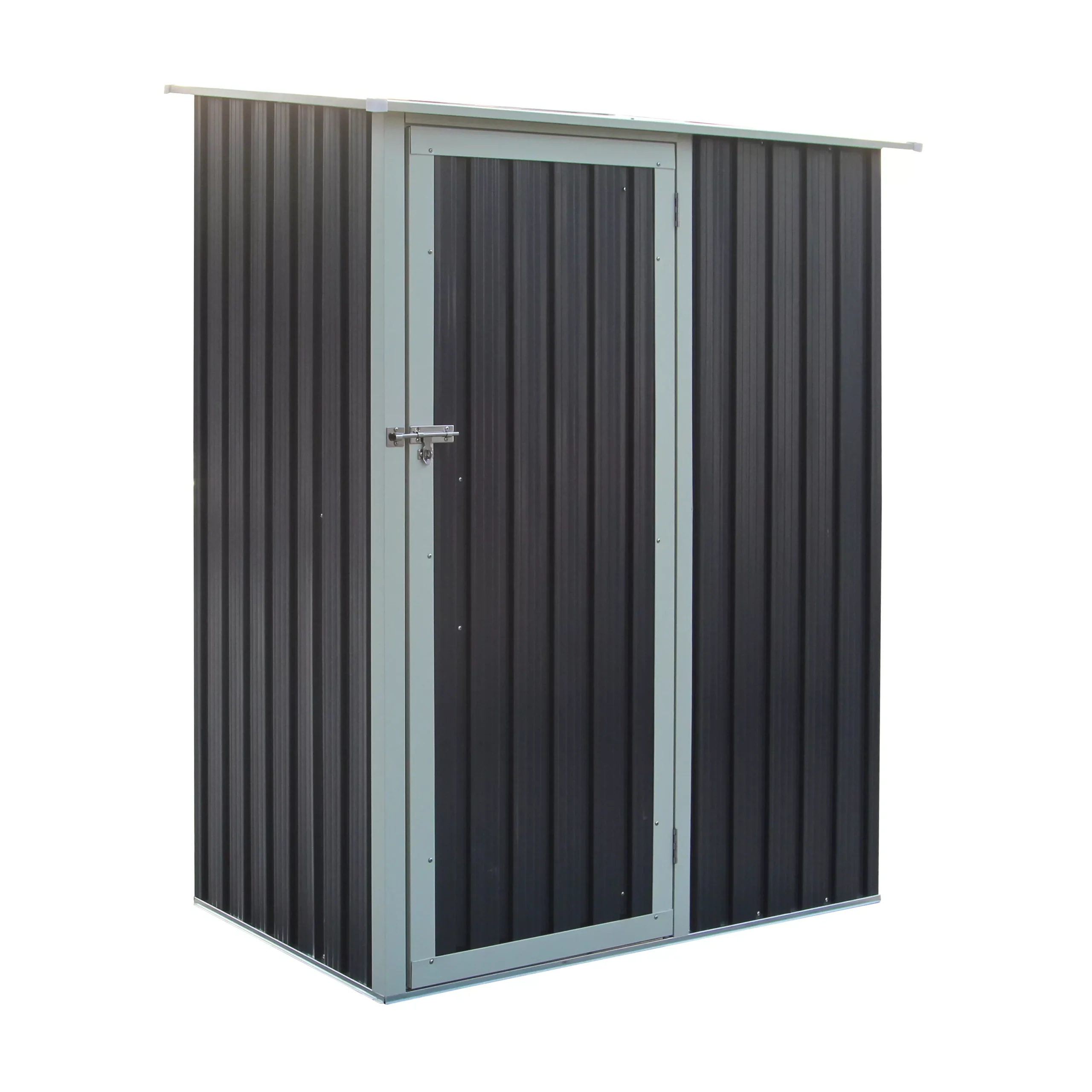 Rowlinson Trentvale 5x3 Pent Dark Grey Metal Shed 5 Rowlinson Trentvale 5x3 Pent Dark Grey Metal Shed - Image 3