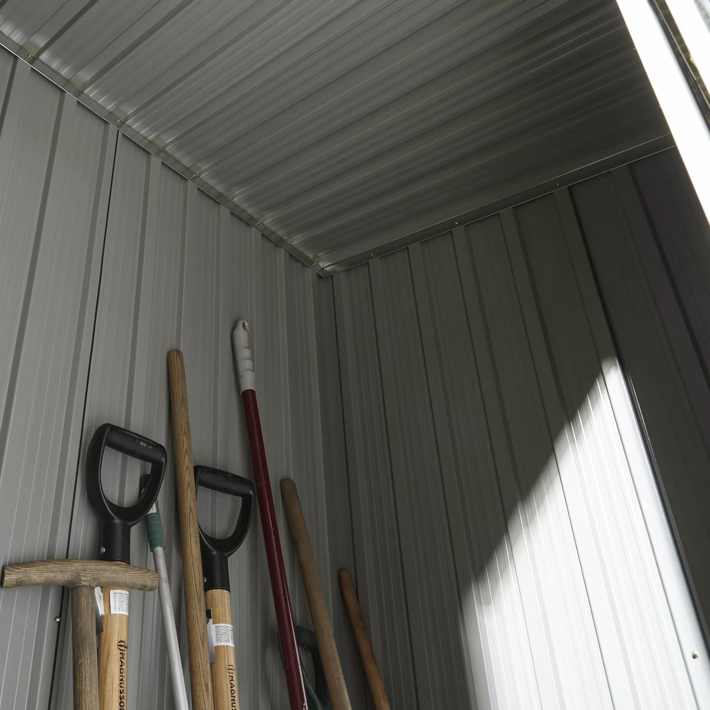 Rowlinson Trentvale 5x3 Pent Dark Grey Metal Shed 7 Rowlinson Trentvale 5x3 Pent Dark Grey Metal Shed - Image 5