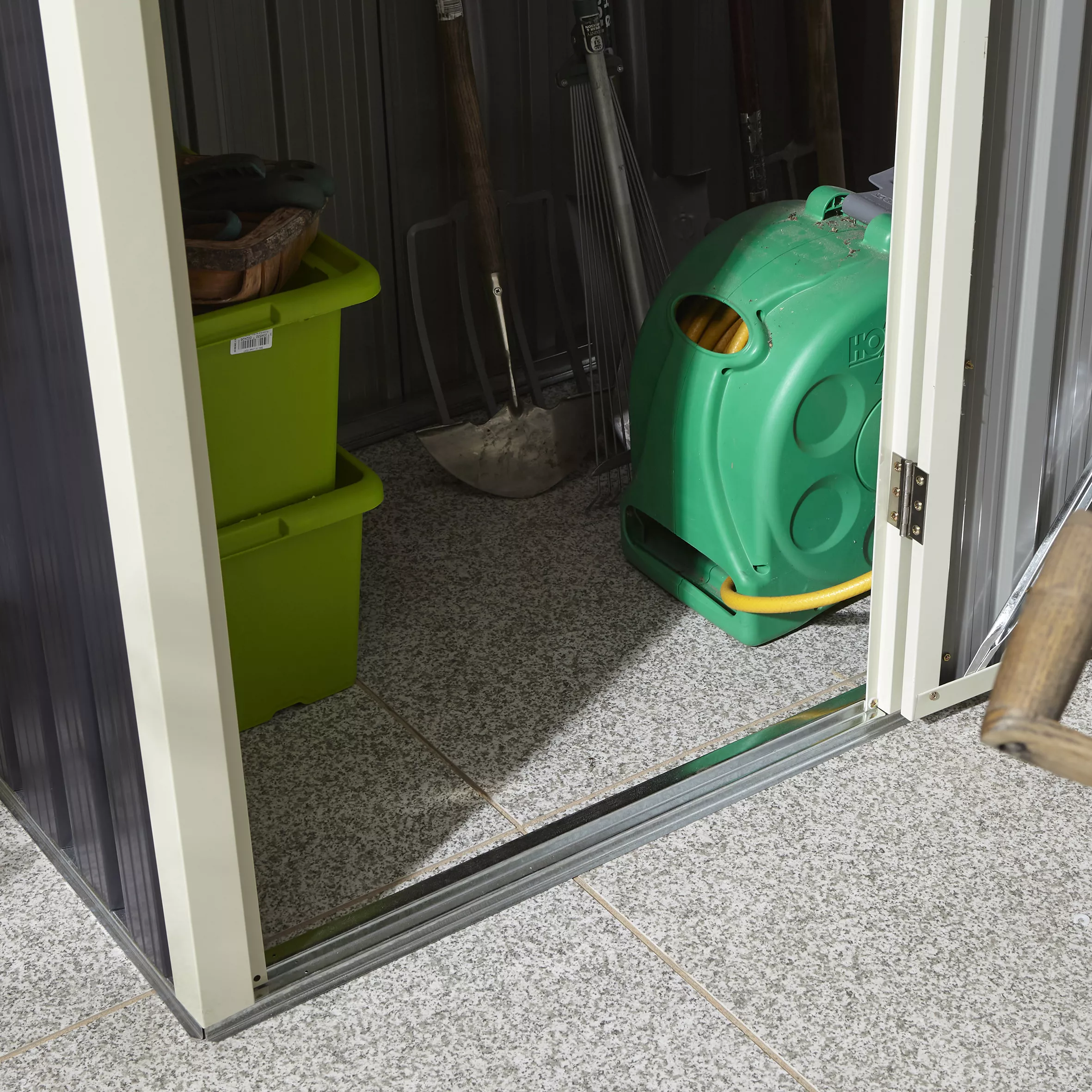 Rowlinson Trentvale 5x3 Pent Dark Grey Metal Shed 8 Rowlinson Trentvale 5x3 Pent Dark Grey Metal Shed - Image 6