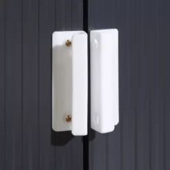 Rowlinson Trentvale 6x4 Pent Dark Grey Metal Shed -Gardens and Outdoor rowlinson trentvale 6x4 pent dark grey metal shed5013856206200 39c bq