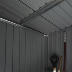 Rowlinson Trentvale 6x4 Pent Dark Grey Metal Shed -Gardens and Outdoor rowlinson trentvale 6x4 pent dark grey metal shed5013856206200 40c bq