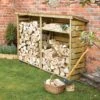 Rowlinson Wooden 7x2 Log Store -Gardens and Outdoor rowlinson wooden 7x2 log store5013856017486 01i