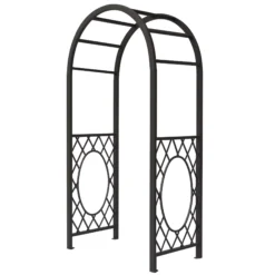 Rowlinson Wrenbury Round Top Steel Arch 6 Rowlinson Wrenbury Round Top Steel Arch -Gardens and Outdoor rowlinson wrenbury round top steel arch5013856996170 01c