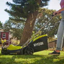 Ryobi ONE+ RLM18X33B50B Cordless 18V Rotary Lawnmower -Gardens and Outdoor ryobi one rlm18x33b50b cordless 18v rotary lawnmower4892210185860 04i bq