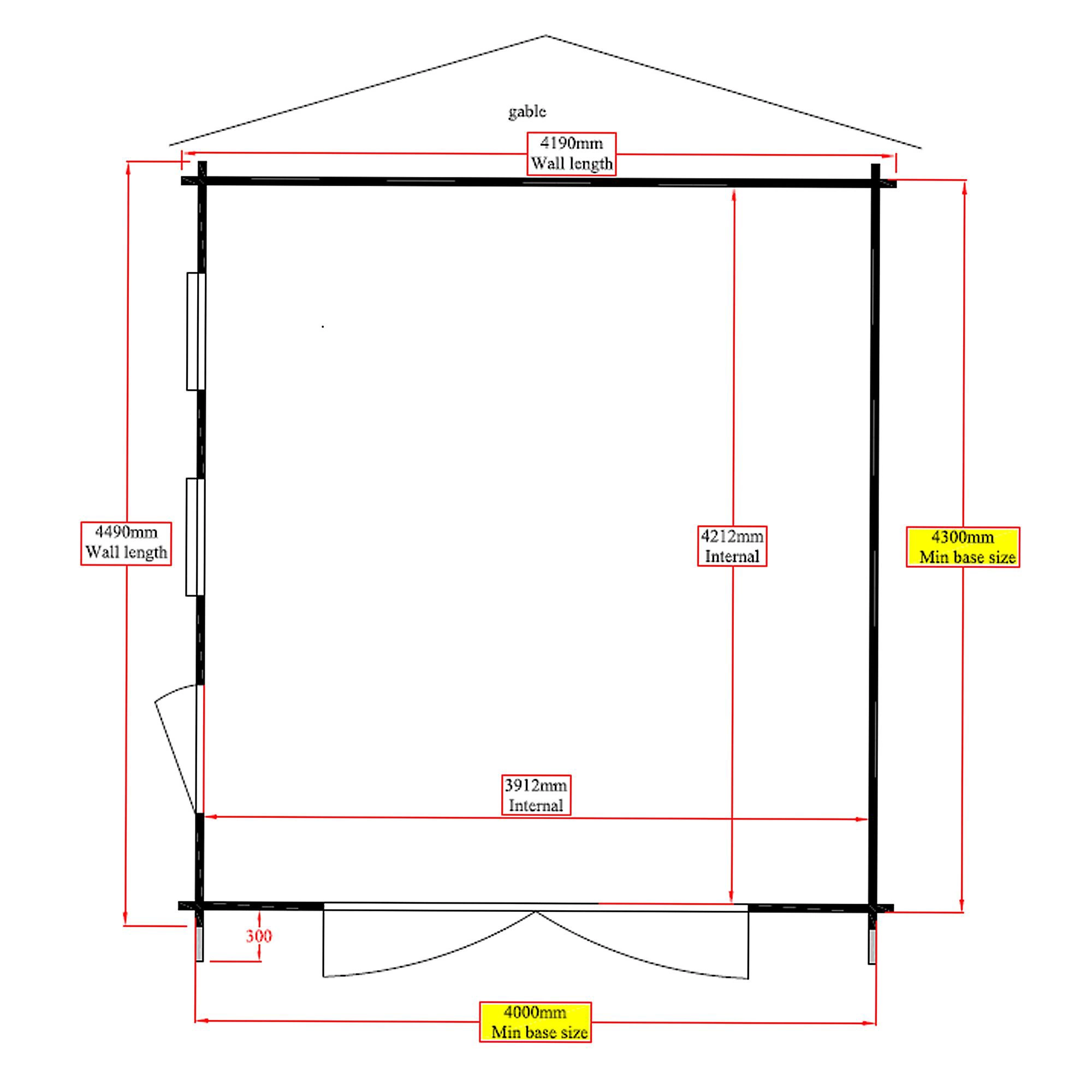 Shire 15x14 Bradenham Wooden Garage - Assembly Service Included 7 Shire 15x14 Bradenham Wooden Garage - Assembly Service Included - Image 5