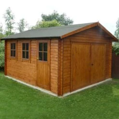 Shire 17x14 Bradenham Wooden Garage - Assembly Service Included -Gardens and Outdoor shire 17x14 bradenham wooden garage assembly service included5019804425181 01i bq