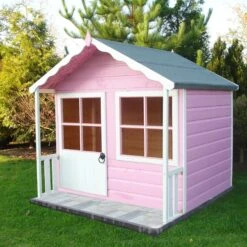 Shire 5x4 Kitty Whitewood Pine Playhouse Assembly Service Included