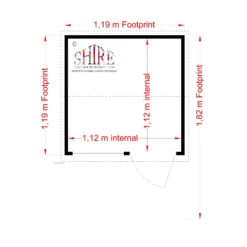 Shire 6x4 Bunny Whitewood Pine Playhouse Assembly Service Included -Gardens and Outdoor shire 6x4 bunny whitewood pine playhouse assembly service included5019804111749 02t