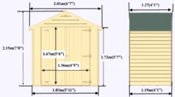 Shire 6x4 Ft Apex Overlap Shed With Floor 11 Shire 6x4 Ft Apex Overlap Shed With Floor -Gardens and Outdoor shire 6x4 ft apex overlap shed with floor5019804465446 19bq
