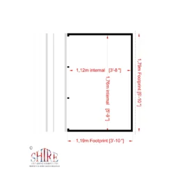 Shire 6x4 Jailhouse Whitewood Pine Playhouse Assembly Service Included 9 Shire 6x4 Jailhouse Whitewood Pine Playhouse Assembly Service Included -Gardens and Outdoor shire 6x4 jailhouse whitewood pine playhouse assembly service included5019804111701 03t