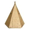 Shire 7x6 Wigwam Whitewood Pine Playhouse Assembly Required