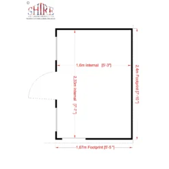 Shire 8x6 Loft Whitewood Pine Playhouse Assembly Service Included -Gardens and Outdoor shire 8x6 loft whitewood pine playhouse assembly service included5019804111787 03t