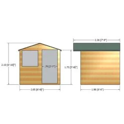 Shire Abri 7x7 Ft Apex Shiplap Wooden Shed With Floor 6 Shire Abri 7x7 Ft Apex Shiplap Wooden Shed With Floor -Gardens and Outdoor shire abri 7x7 ft apex shiplap wooden shed with floor5019804118977 01t bq