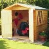 Shire Alderney 7x7 Ft Apex Shiplap Wooden 2 Door Shed With Floor - Assembly Service Included -Gardens and Outdoor shire alderney 7x7 ft apex shiplap wooden 2 door shed with floor assembly service included5397007006322 06bq