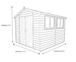 Shire Atlas 10x8 Ft Apex Shiplap Wooden 2 Door 2 Windows Shed With Floor - Assembly Service Included 21 Shire Atlas 10x8 Ft Apex Shiplap Wooden 2 Door 2 Windows Shed With Floor - Assembly Service Included -Gardens and Outdoor shire atlas 10x8 ft apex shiplap wooden 2 door 2 windows shed with floor assembly service included5019804102099 03t