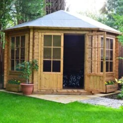 Shire Belvoir 10x10 Glass Apex Tongue & Groove Wooden Cabin - Base Not Included 17 Shire Belvoir 10x10 Glass Apex Tongue & Groove Wooden Cabin - Base Not Included -Gardens and Outdoor shire belvoir 10x10 glass apex tongue groove wooden cabin base not included5019804252398 02i bq